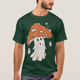 T-shirt Cute Ghost Champignon Boo Shroom Saison Éffrayante