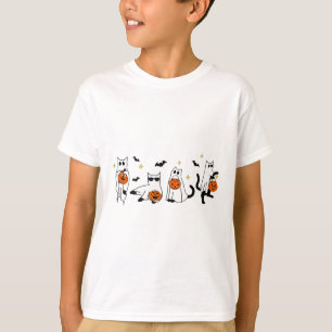 T-shirt Cute Ghost Chat Funny Halloween Costumes de tenue