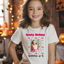 T-Shirt Cute Ghost Halloween Anniversaire de enfant photo