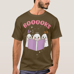 T-shirt Cute Ghosts Lecture Livre BoooksLire