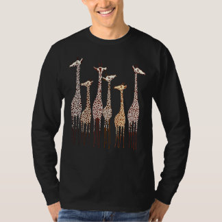 T-shirt Cute Giraffe Animal Nature Hommes Femmes Enfants
