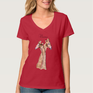 T-shirt Cute Giraffe Couple Thunder_Cove