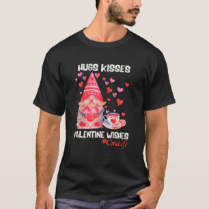 T-shirt Cute Gnome CNA Life Nurse Hugs Baisers Valentines