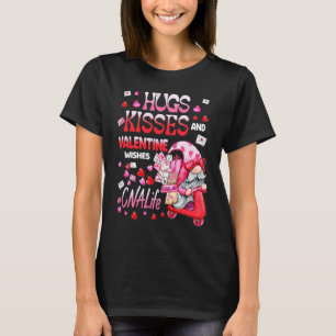 T-shirt Cute Gnome CNA Vie Infirmière Câlins Baisers Saint