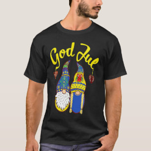 T-shirt Cute Gnomes God Jul Noël suédois norvégien