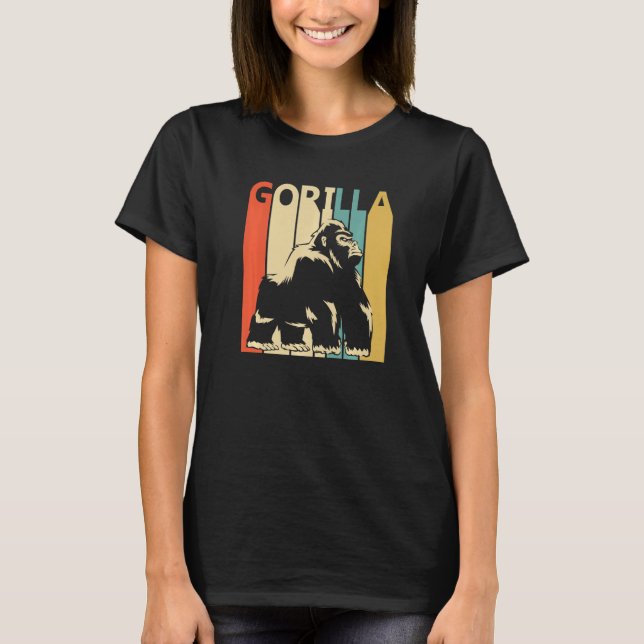 T-shirt Cute Gorilla Animal (Devant)