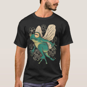 T-shirt Cute Grenouille Fée Goblincore esthétique Sombre F