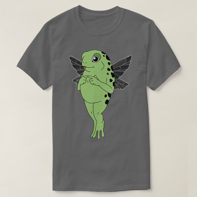 T-shirt Cute Grenouille Fée Pour Femmes, Hommes, Ados, Gar (Design devant)