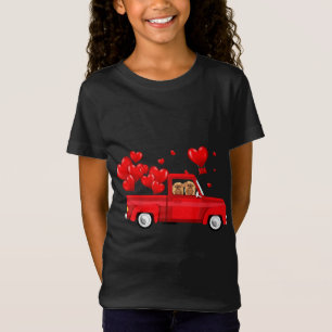 T-Shirt Cute Griffon Bruxelles équitation Camion Rouge Aim