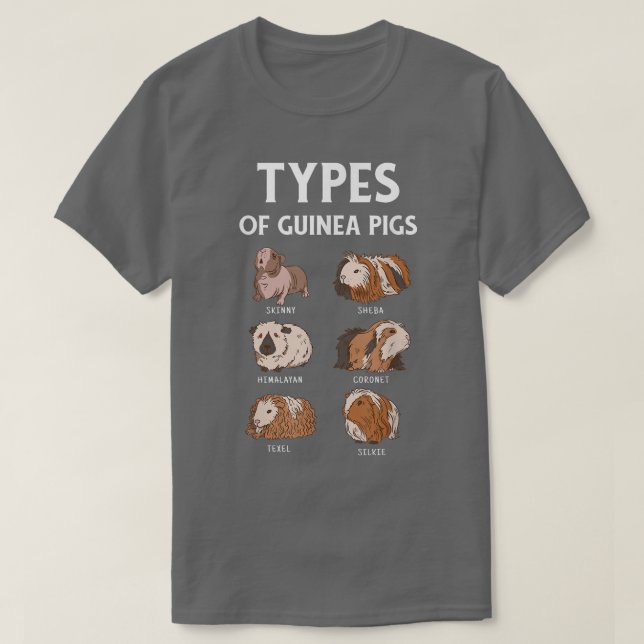 T-shirt Cute Guinea Pig  (Design devant)