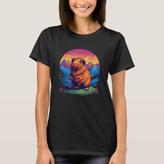 T-shirt Cute Guinea Pig Men Women Kids 17 (Devant)