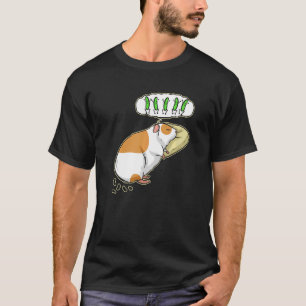T-shirt Cute Guinea Pig Rêve de nourriture Guinée Pig