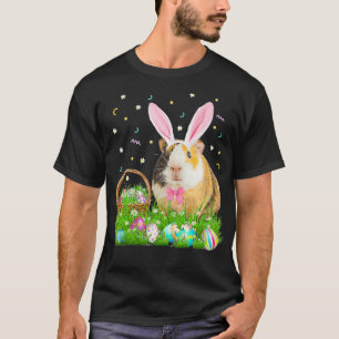 T-shirt Cute Guinée Pig Easter Day Bunny Egg Mens Kids