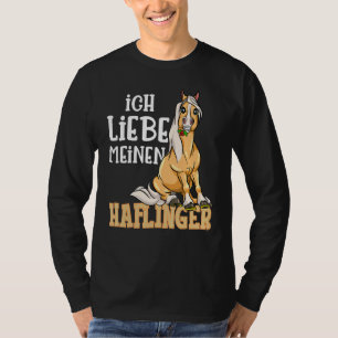 T-shirt Cute Haflinger Horse I Love My Haflinger