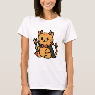 T-shirt Cute Halloween Chat Devil