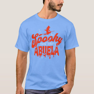 T-shirt Cute Halloween Éffrayant Abuela Orange et Black Ha
