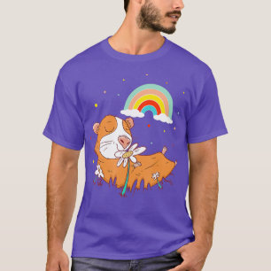 T-shirt Cute Hamster Arc-en-ciel Souris Rdent Fils Parent