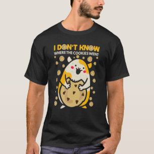 T-shirt Cute Hamster Cookies Graphique Pour Alimentation J