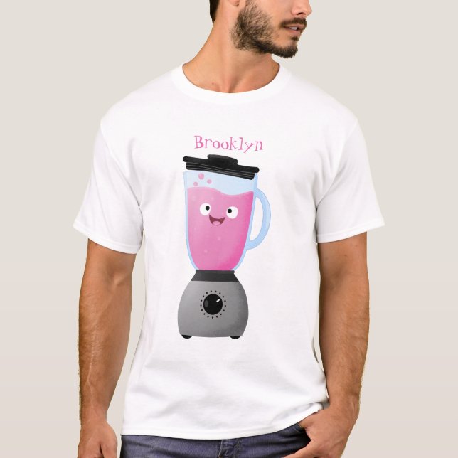 T-shirt Cute happy food mixender cuisine appareil dessin a (Devant)