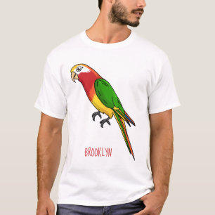T-shirt Cute happy parrot