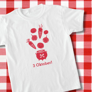 T-shirt Cute Hutspot 3 Oktober Leidens ontzet rood avec