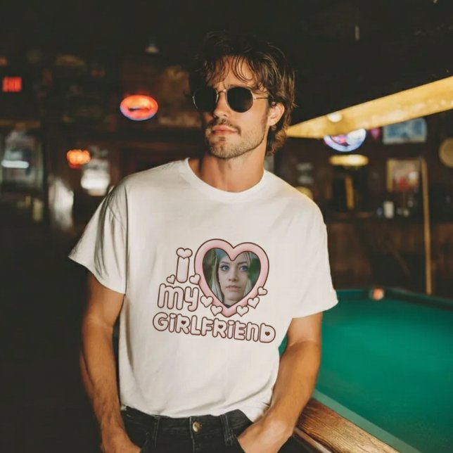 T-shirt Cute I Love My Girlfriend Custom (Créateur téléchargé)