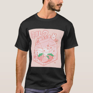 T-shirt Cute Japonais Kawaii Anime Aesthétique Paillette R