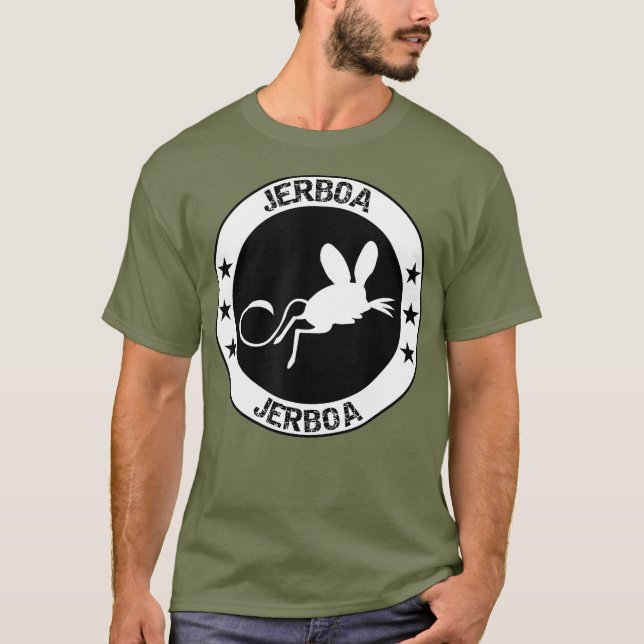 T-shirt Cute Jerboa - Souris Hamster Sand Rat Mini (Devant)