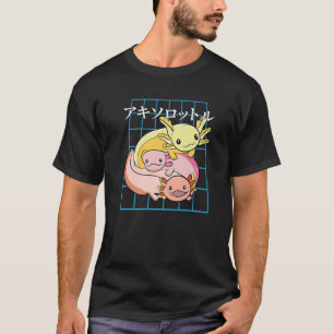 T-shirt Cute Kawaii Anime Axolotl - esthétique japonaise -