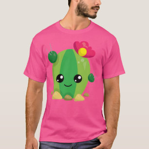 T-shirt Cute Kawaii Cactus Emoji