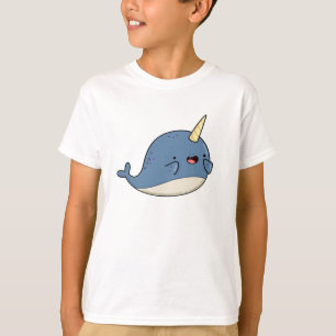 T-shirt Cute Kawaii Narwhal