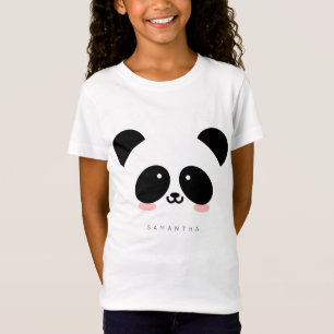 T-Shirt Cute Kawaii Panda  Ajouter votre nom
