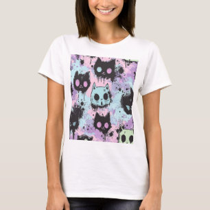 T-shirt Cute Kawaii Pastel Goth Chat Déplaisant