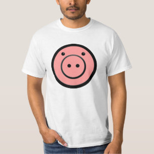 T-shirt Cute Kawaii Pink Piggy Pig Vector Art
