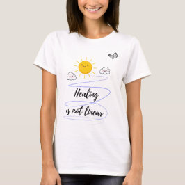 T-shirt Cute Kawaii soleil et nuages spirale - Bonne météo