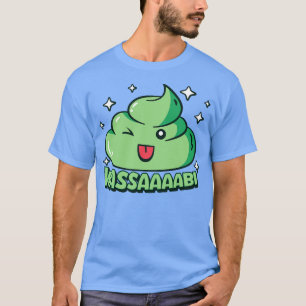 T-shirt Cute Kawaii Wasabi Wassup Funny
