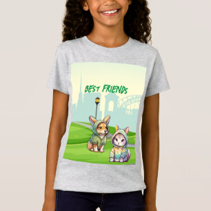 T-Shirt Cute Kitten et Best Friend