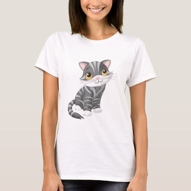 T-shirt Cute Kitty (Devant)