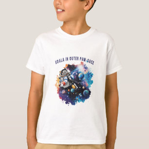 T-shirt Cute Koala dans l'espace extra-atmosphérique, astr
