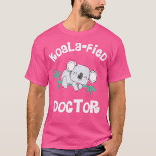 T-shirt Cute Koala Doctor Shirt Med Student Graduation Gif