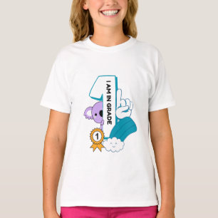 T-shirt Cute Koala First Grade Shirt Je suis en 1ère année