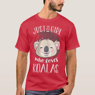 T-shirt Cute Koala Lover Graphisme pour filles femmes Kids