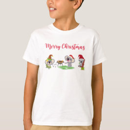 T-shirt Cute Koalas savoure un Noël australien chaud