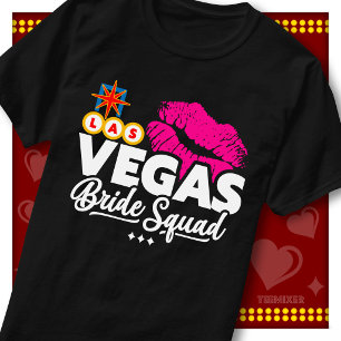 T-shirt Cute Las Vegas Bride Squad Filles Voyage Enterreme