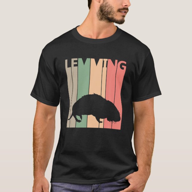 T-shirt Cute Lemming Animal (Devant)
