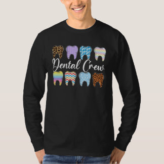 T-shirt Cute Leopard Teeth Dental Crew Happy Easter Day Ch