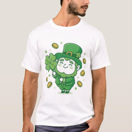 T-shirt Cute Leprechaun Lucky Clover Shirt