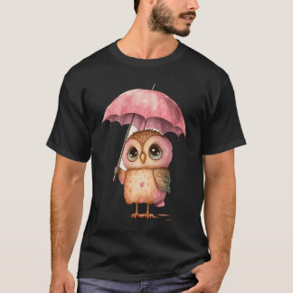 T-shirt Cute Little Owl Valetines Animal Love  18