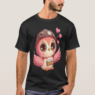 T-shirt Cute Little Owl Valetines Animal Love 8