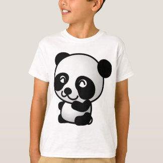 T-shirt Cute little panda